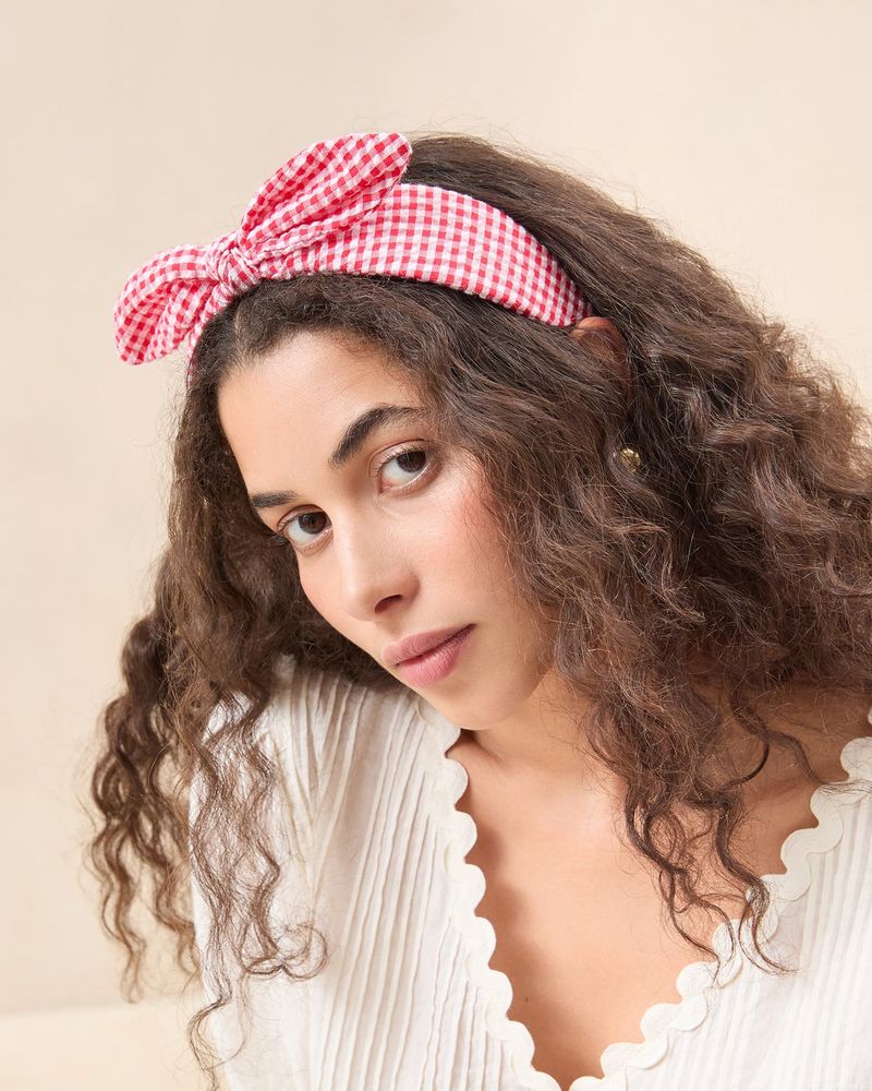 Massive Bow Headbands → Braided Leather Bands