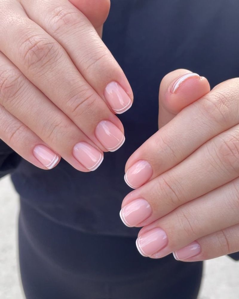 Minimalist Line French Tips