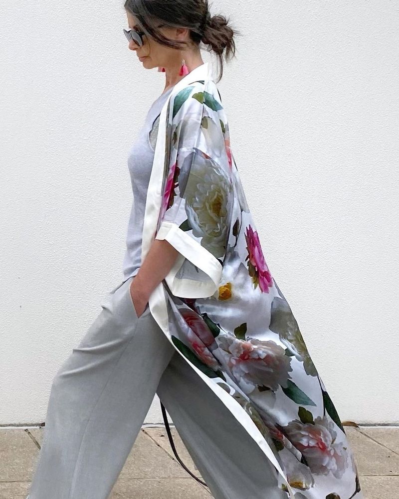 Silk Kimono Robe