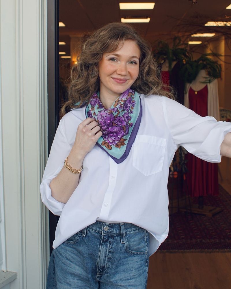 Reversible Sequin Scarf