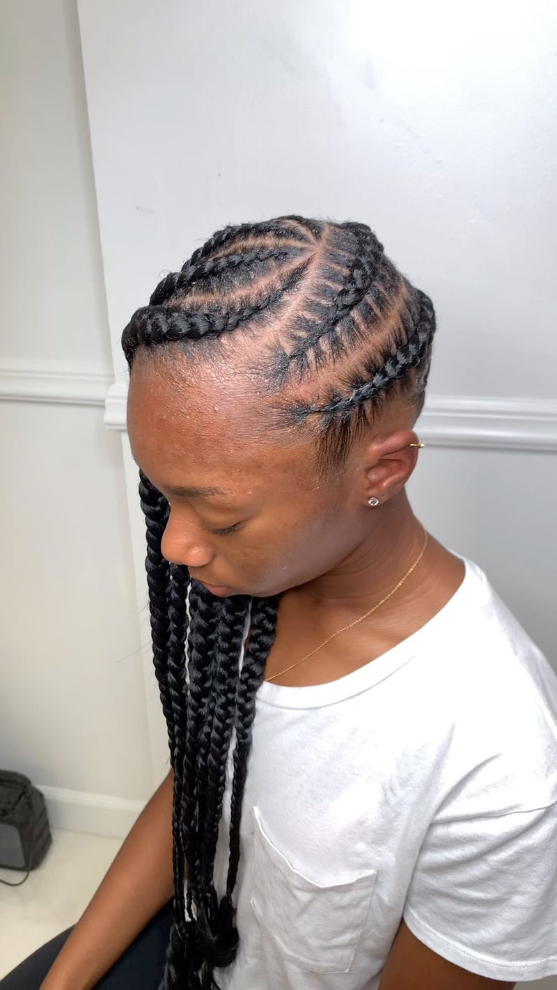 Curved Lemonade Braids