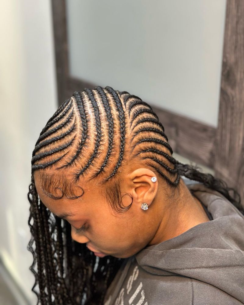 Zigzag Part Lemonade Braids