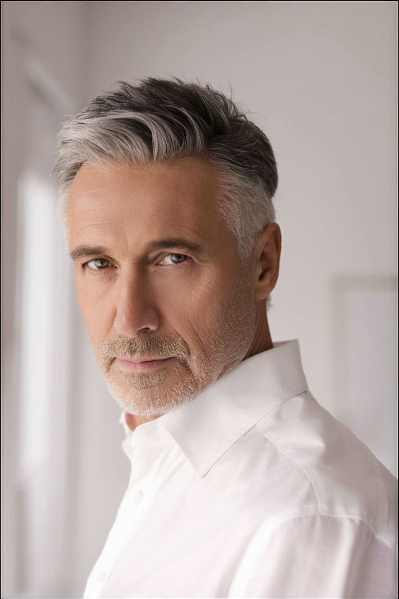 Tousled Top with Short Sides