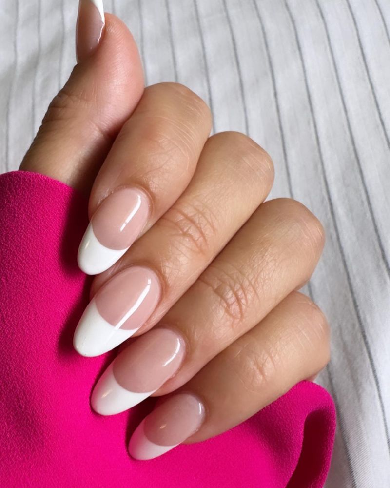 Colored Base with White Tips