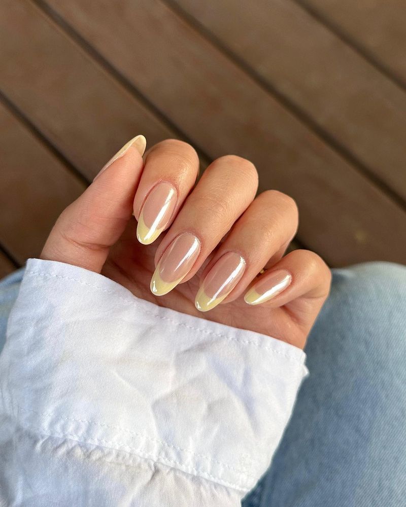 Chrome French Tips