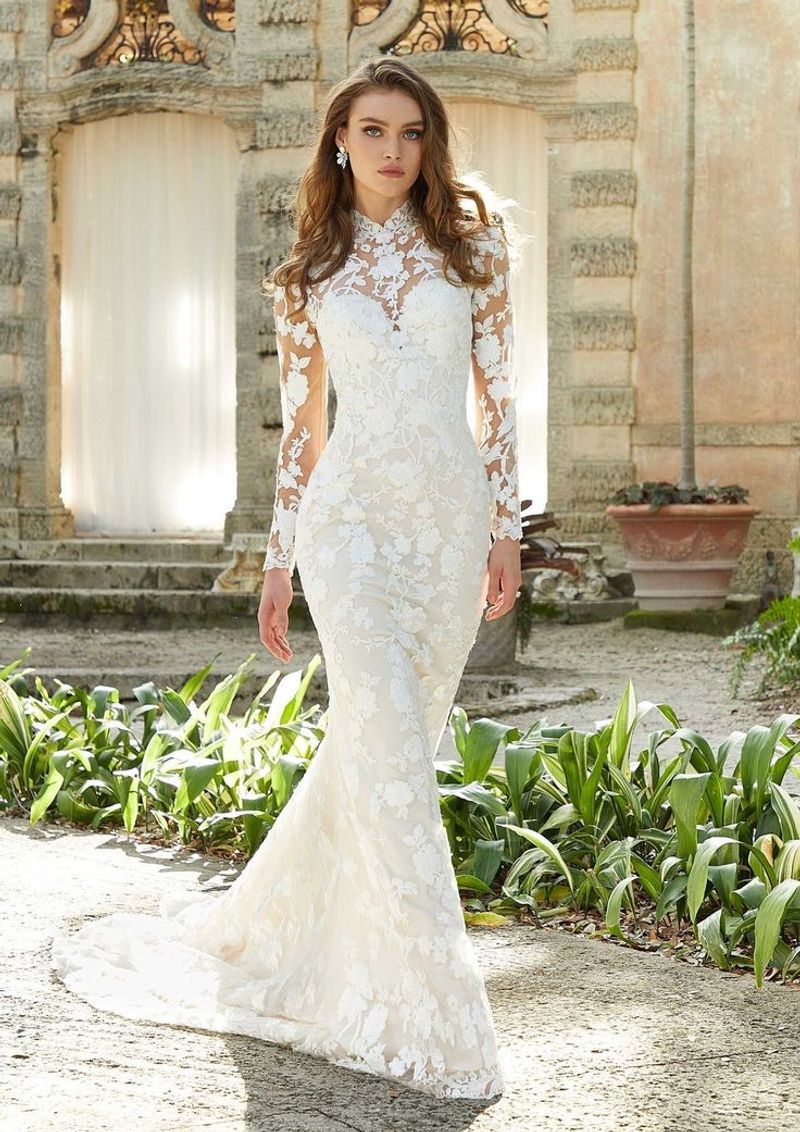 High-Neck and Halter Necklines Take Center Stage