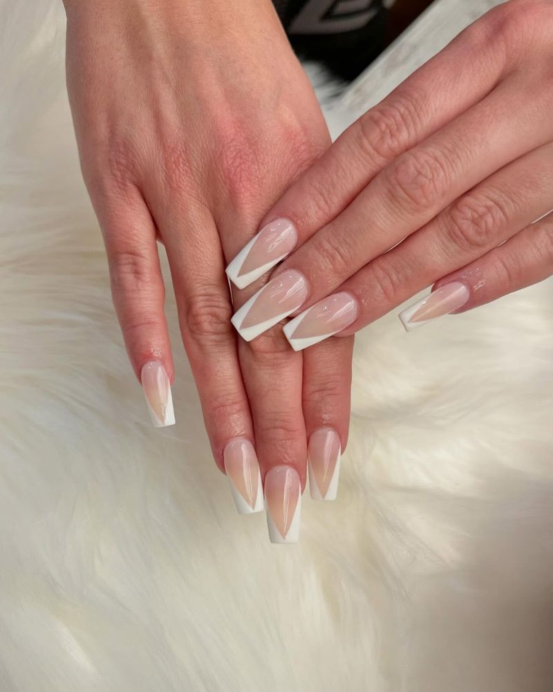 V-Shaped French Tips