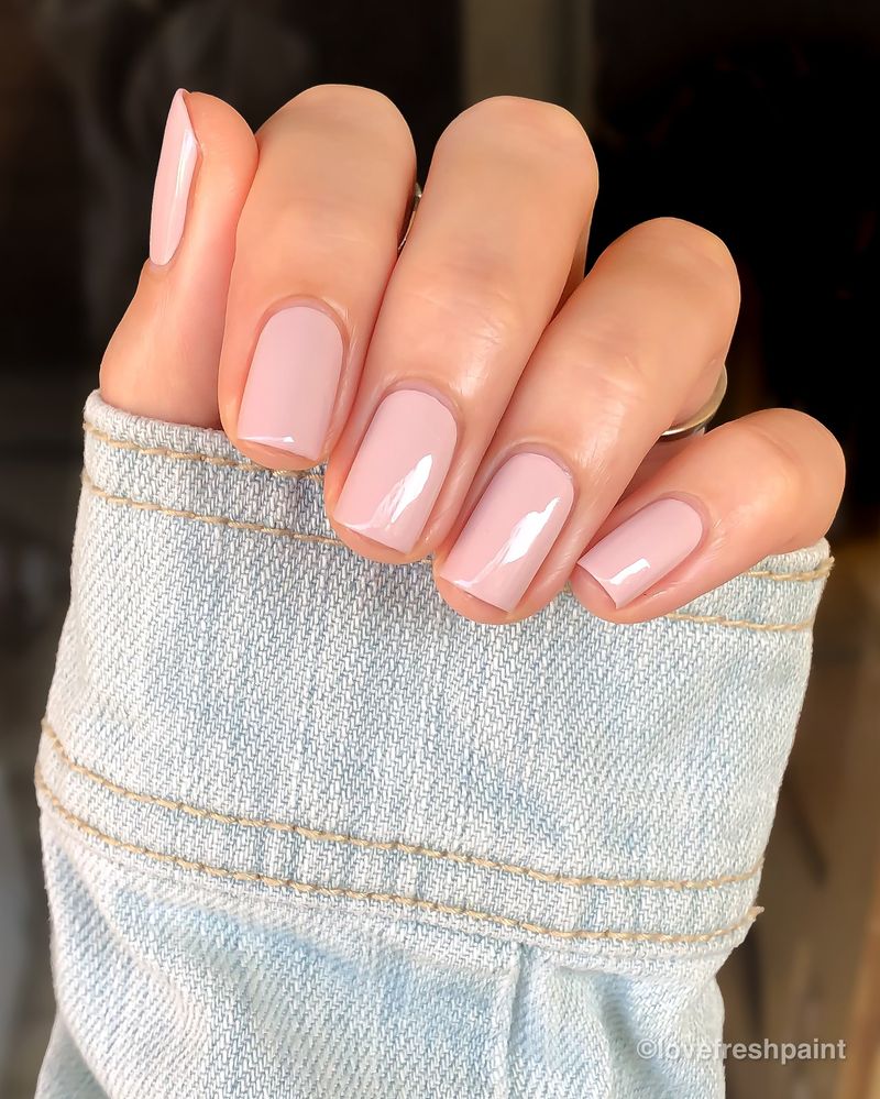 Crystal-Clear Polish with a Hint of Color