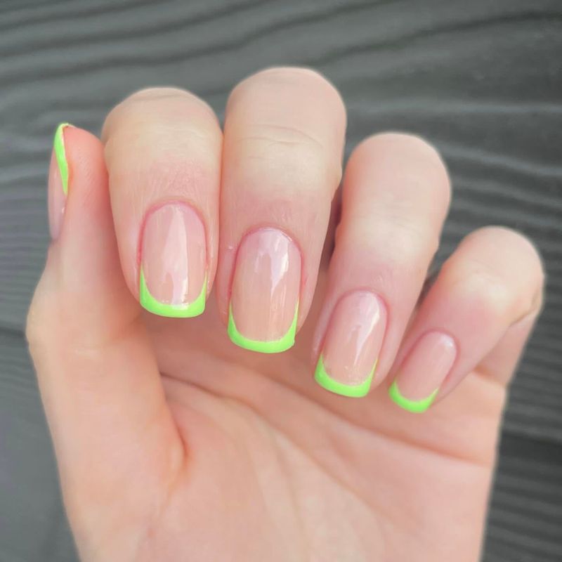 Neon French Tips
