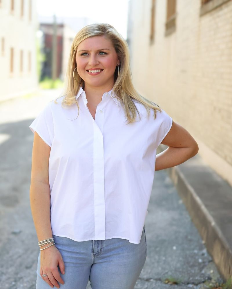 Short-Sleeve Button-Down Shirt