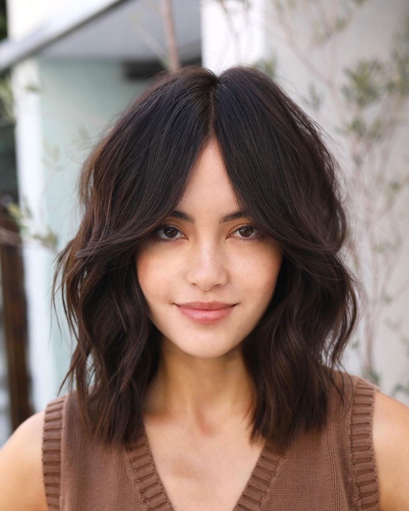 Curtain Bangs with Short Hair