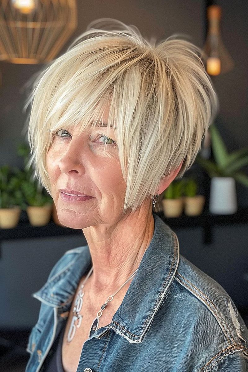 Wispy Bangs with Short Hair