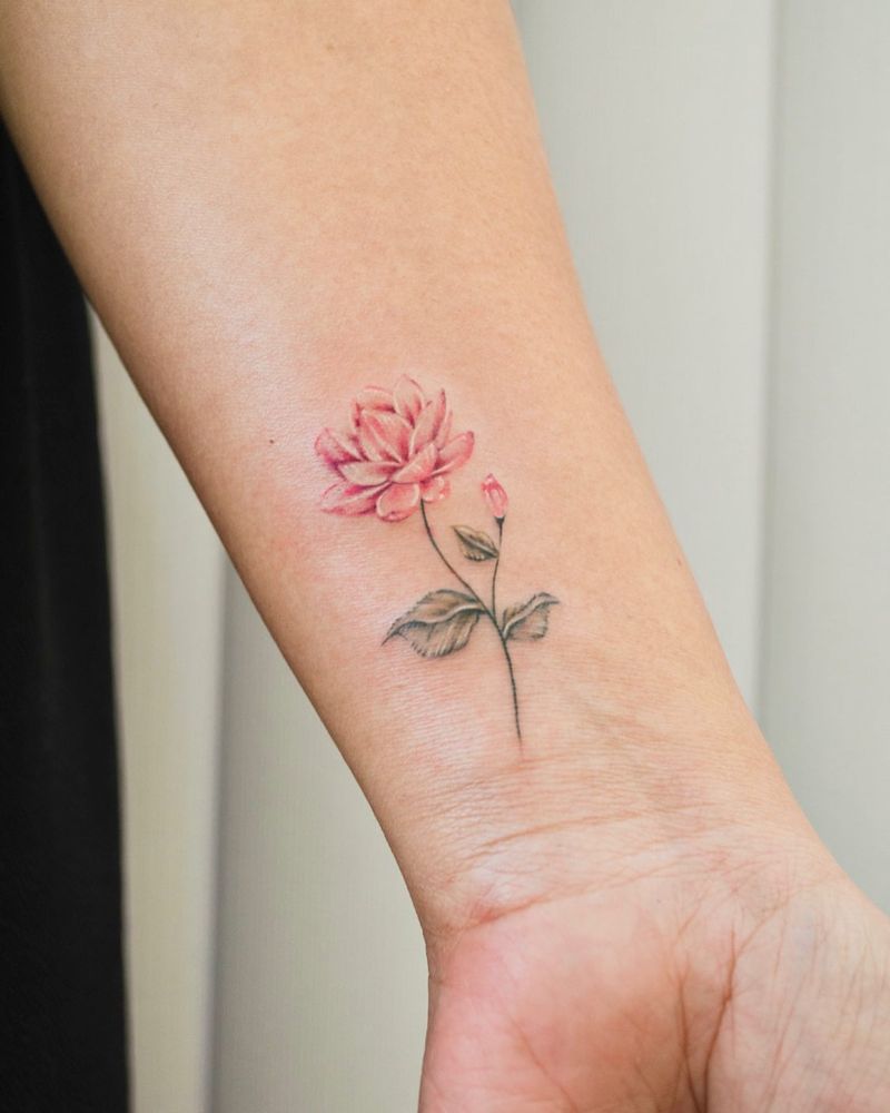 Minimal Lotus Flower