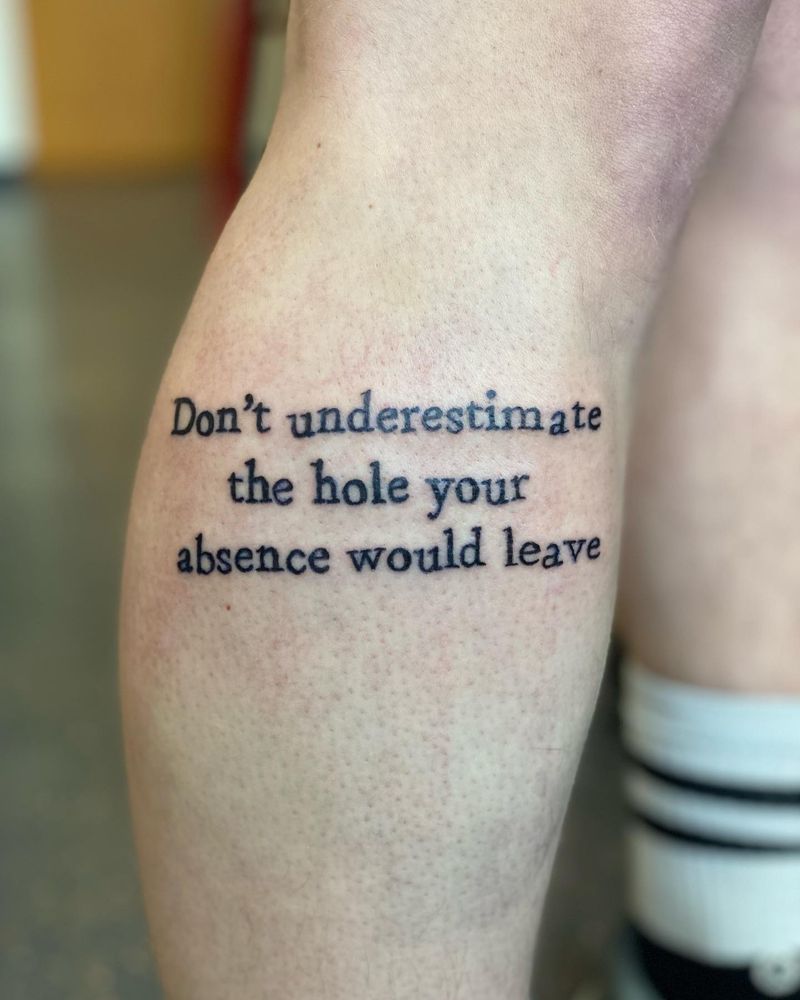 Quote in Typewriter Font