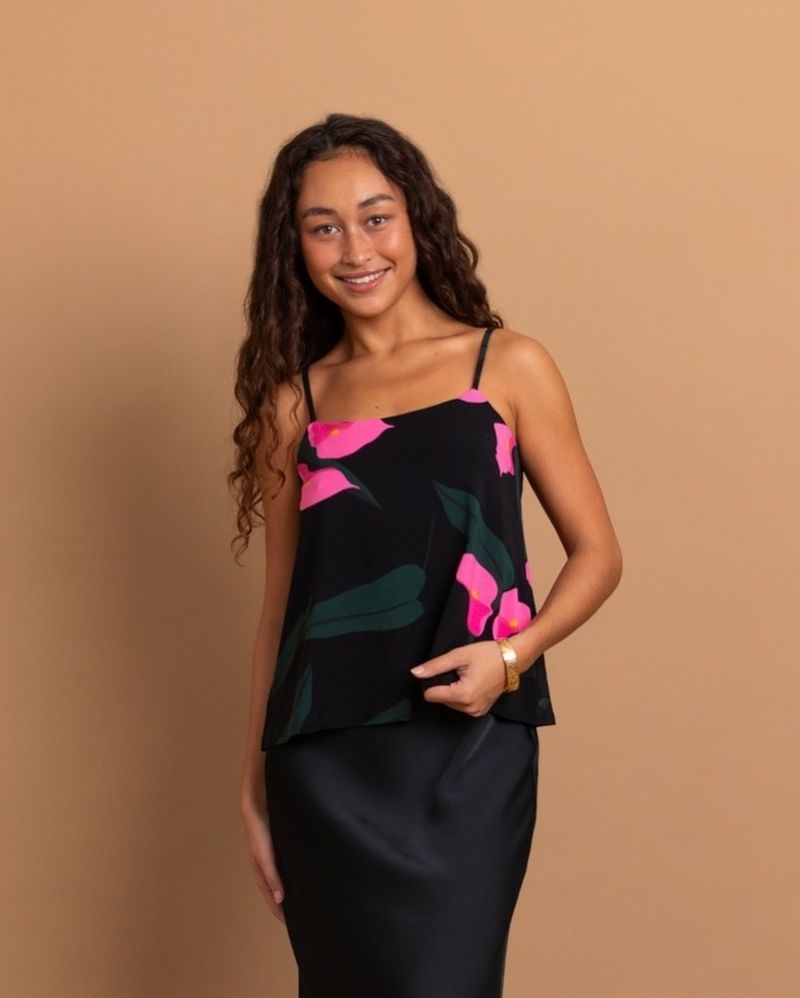 Silk Camisole With Straps