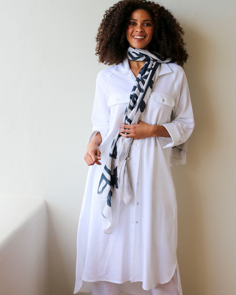 100% Linen Shirt Dress