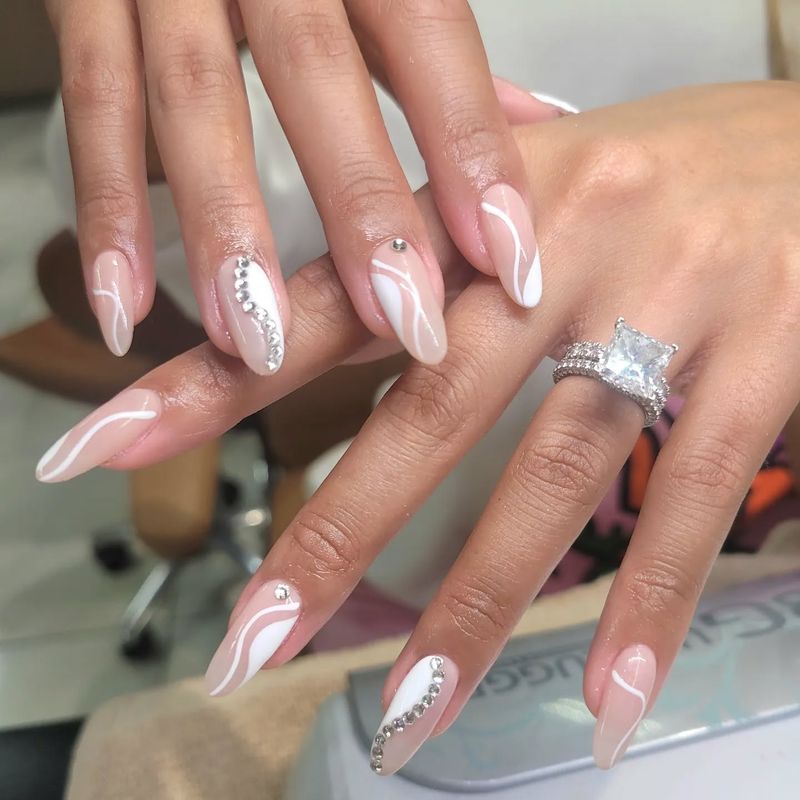 Clear Base with Soft Swirls