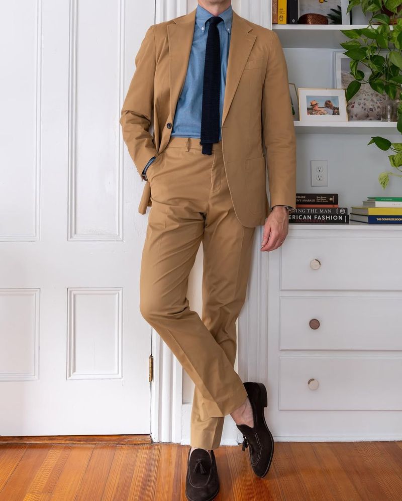 Chambray Shirt & Khakis