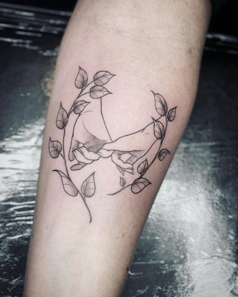 Matching Pinky Promise Tattoos