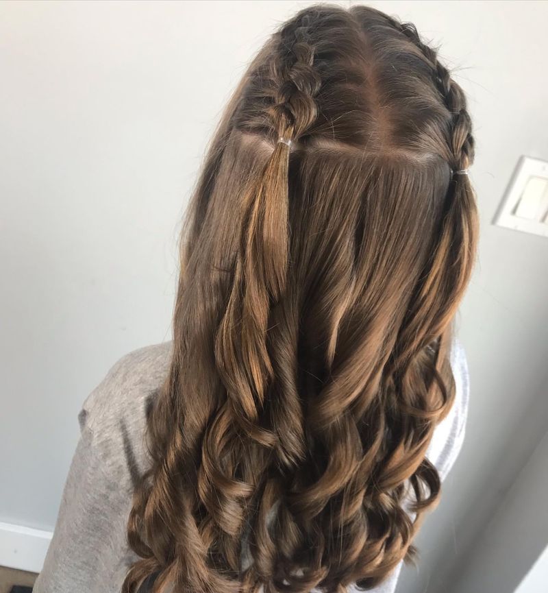 Half-Up Dutch Braid
