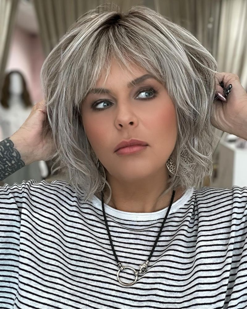 Feathered Short Bob