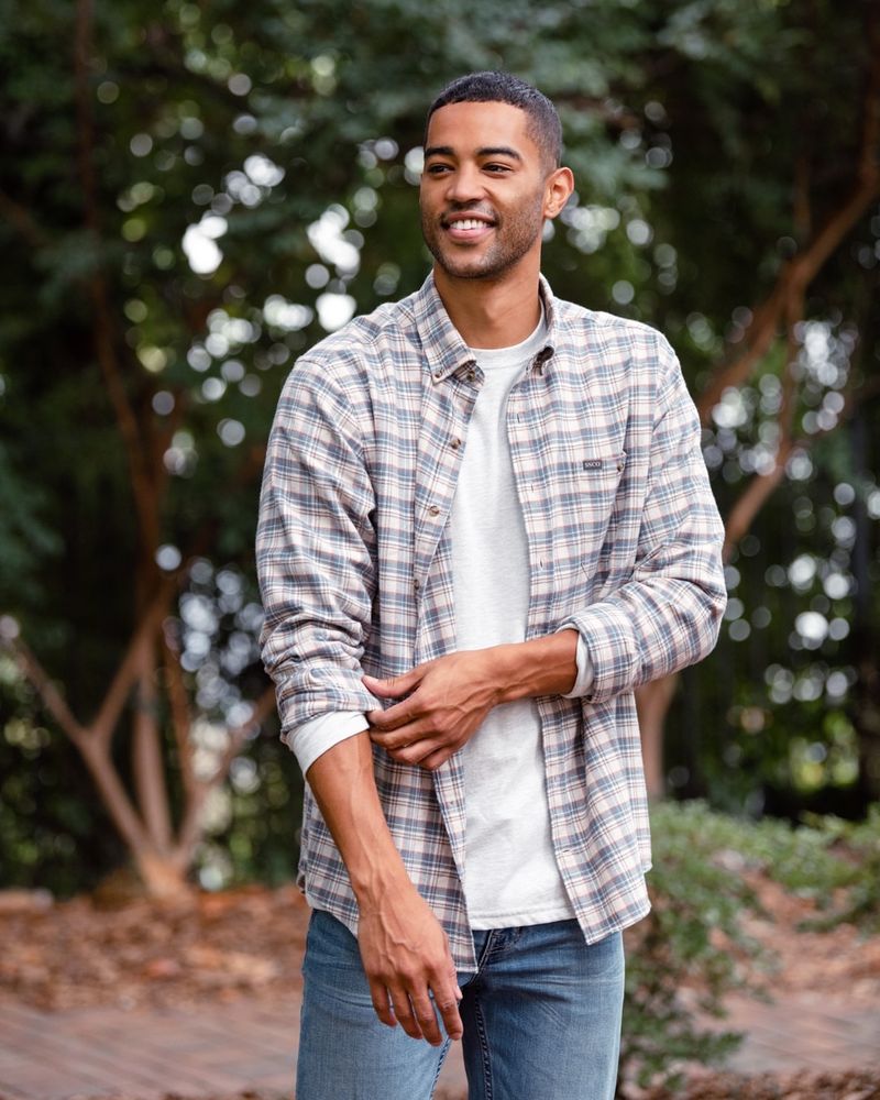 Flannel Shirt & Jeans