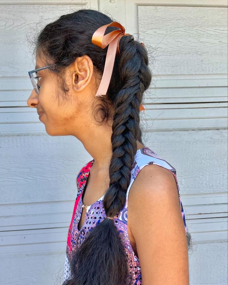 Inverted Fishtail Ponytail