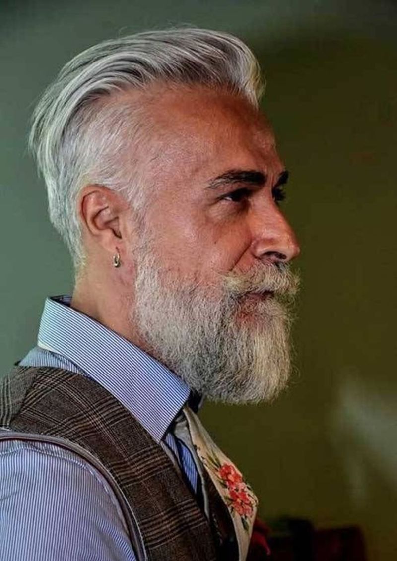 Silver Fox Slick-Back