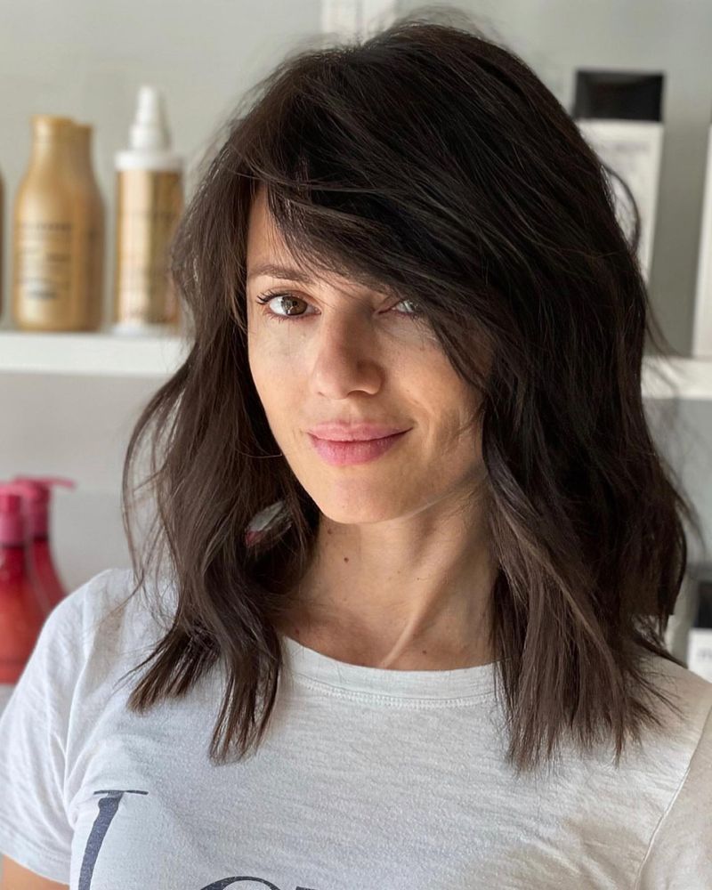 Blunt Wavy Lob