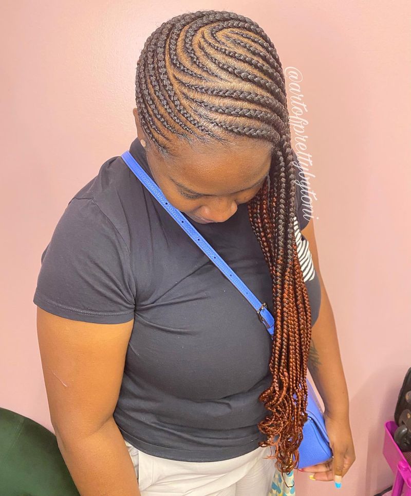 Lemonade Braids with Colored Extensions