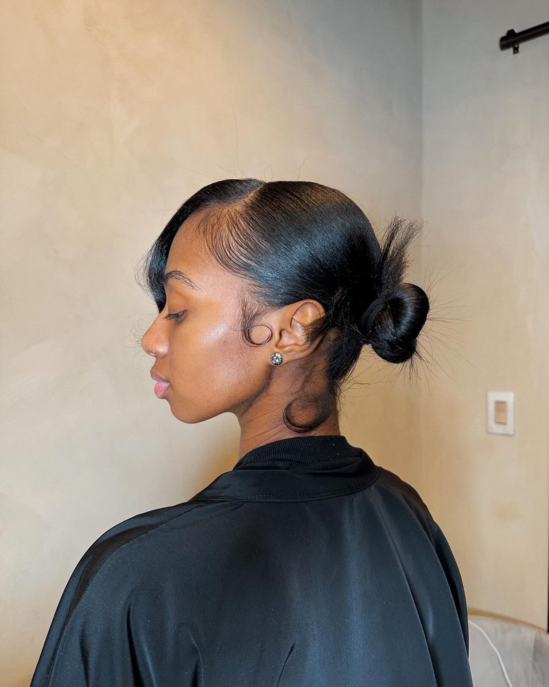 Sleek Low Bun