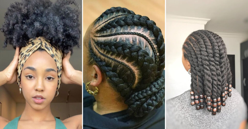 18 Sweat-Proof Workout Hairstyles For Natural Hair