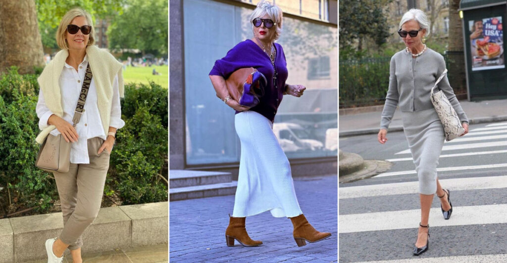 20 Fresh Ways Fashionable Women In Their 50s Style Their Basics