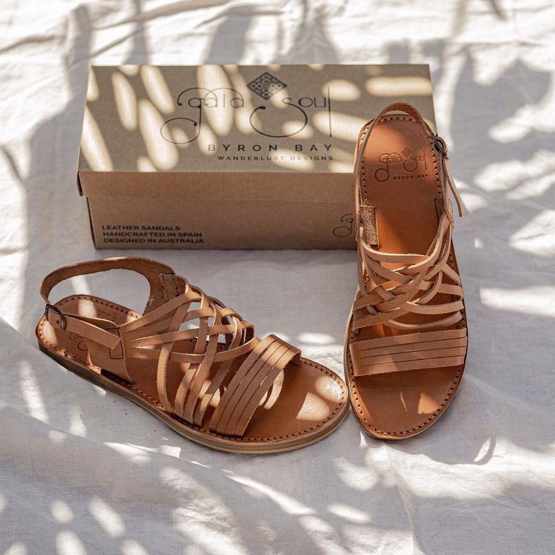 Strappy Leather Sandals