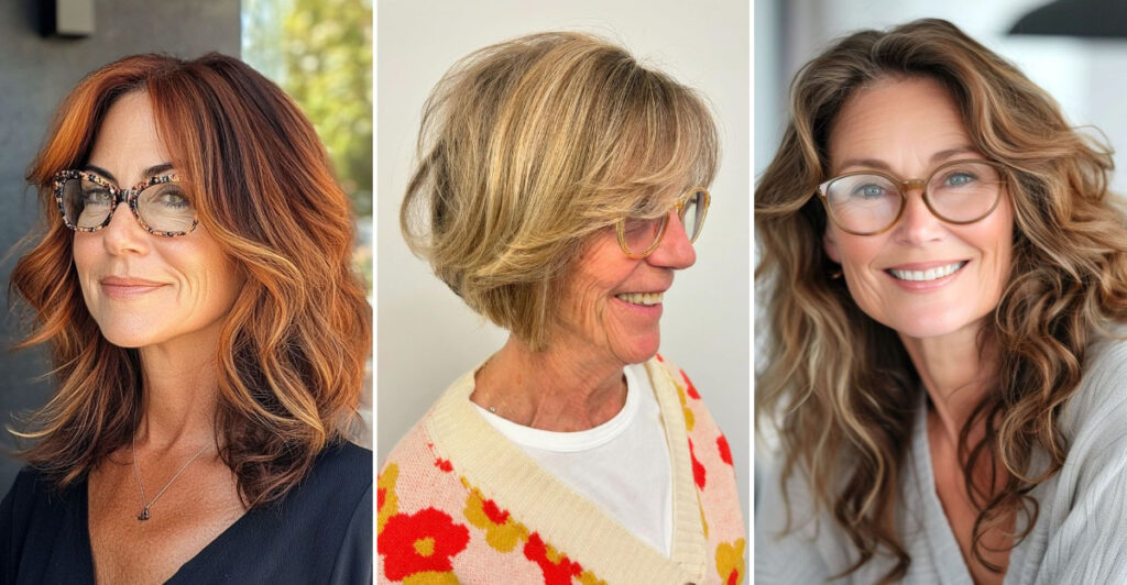 28 Most Ideal Hairstyles For Women Over 60 With Glasses