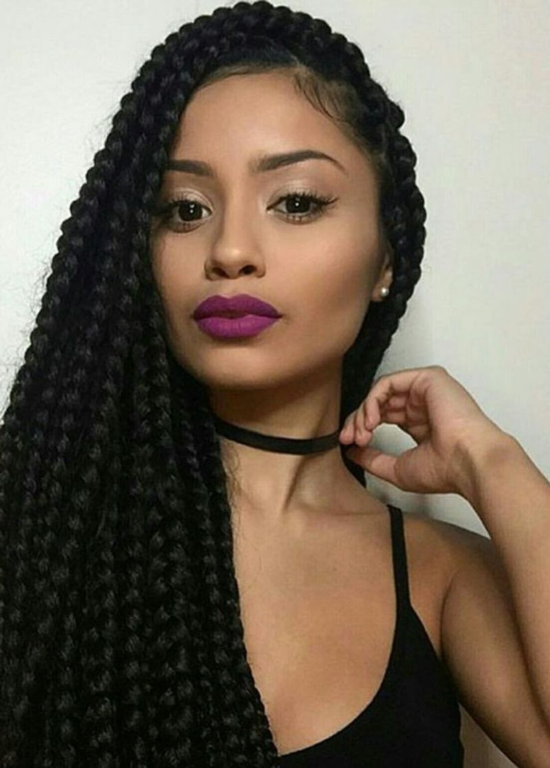 Box Braids With Beads