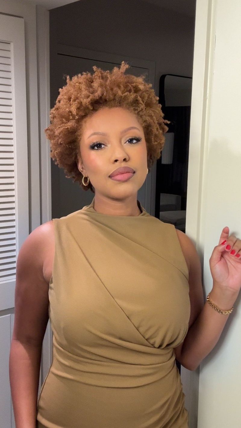 Low Puff with Side Part
