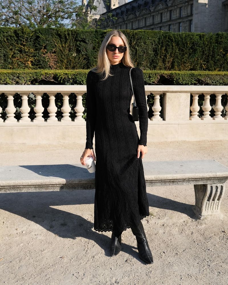 Midi Dress & Boots Power Play