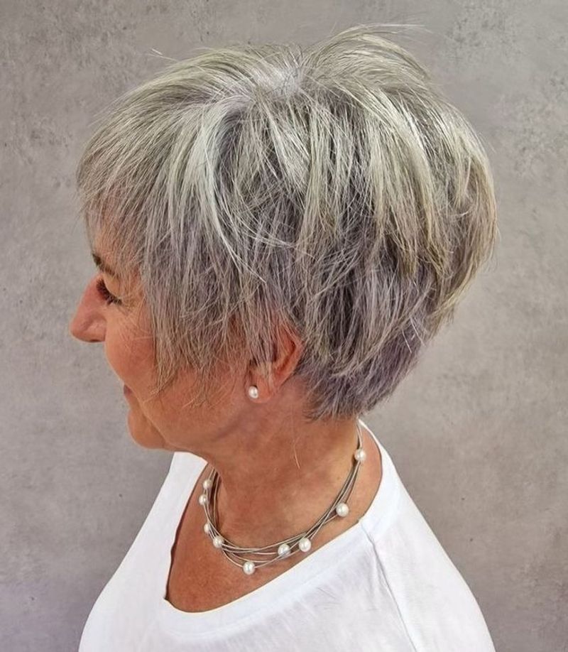 Layered Pixie With Natural Waves
