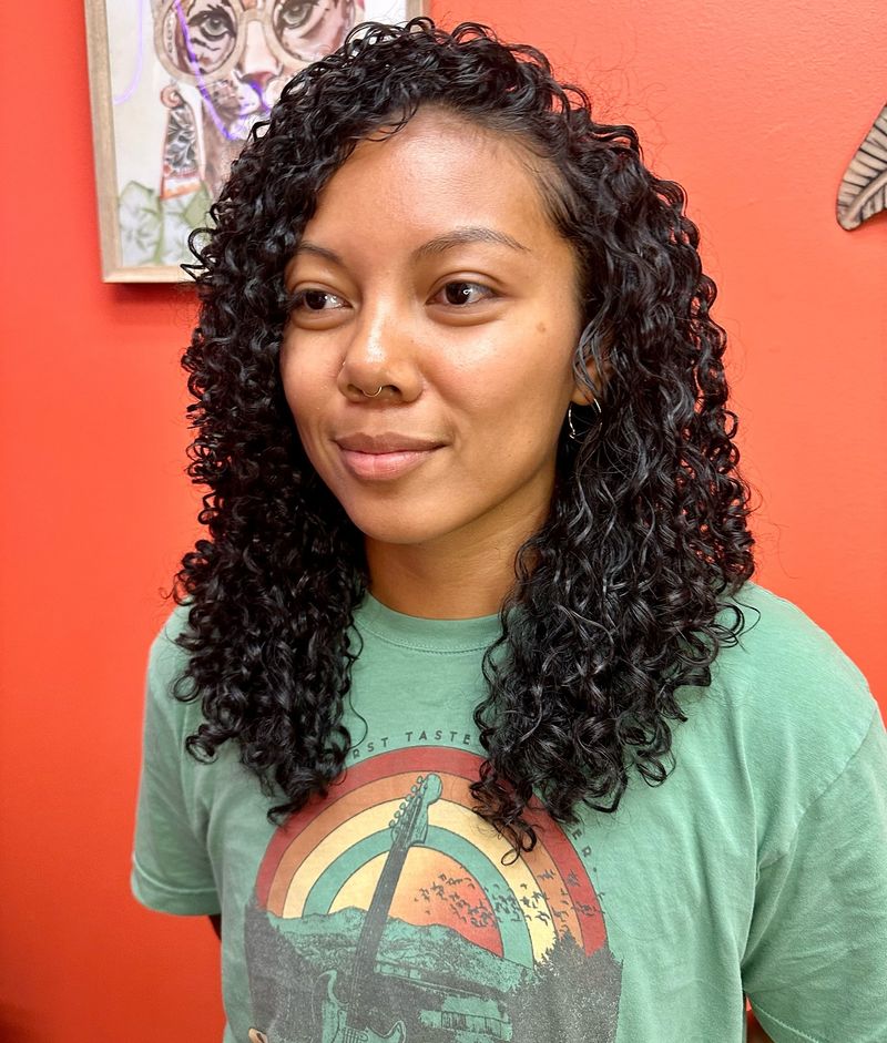 Curly Shag Cut