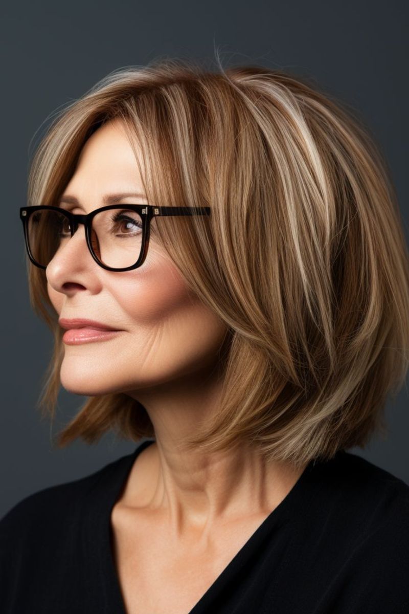 Feathered Mid-Length Cut