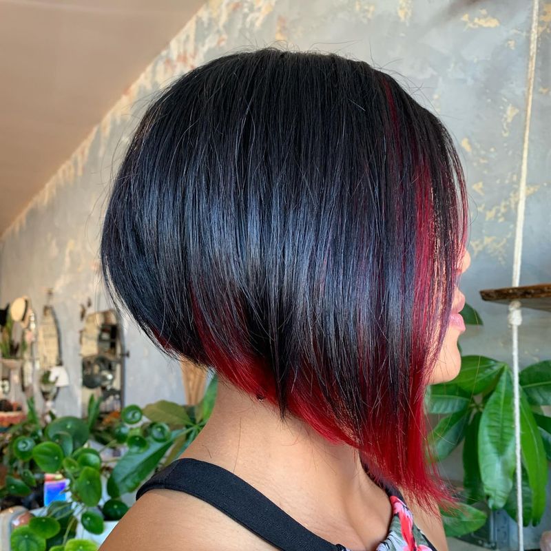 Shoulder-Length Asymmetrical Cut