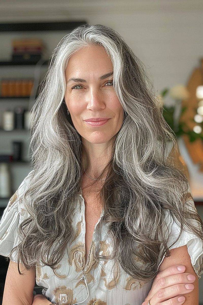 Natural Gray with Soft Waves