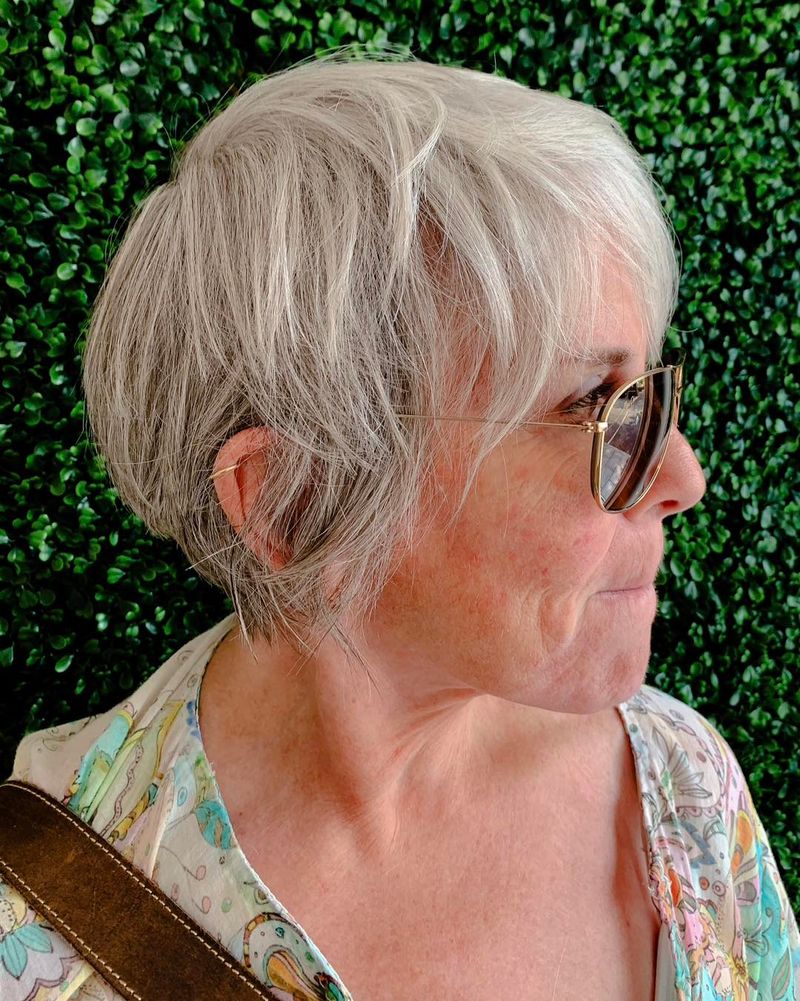 Cropped Pixie With Highlights