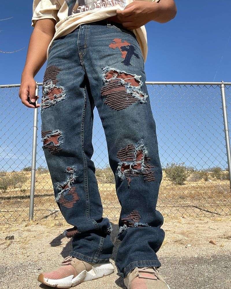 Distressed Jeans