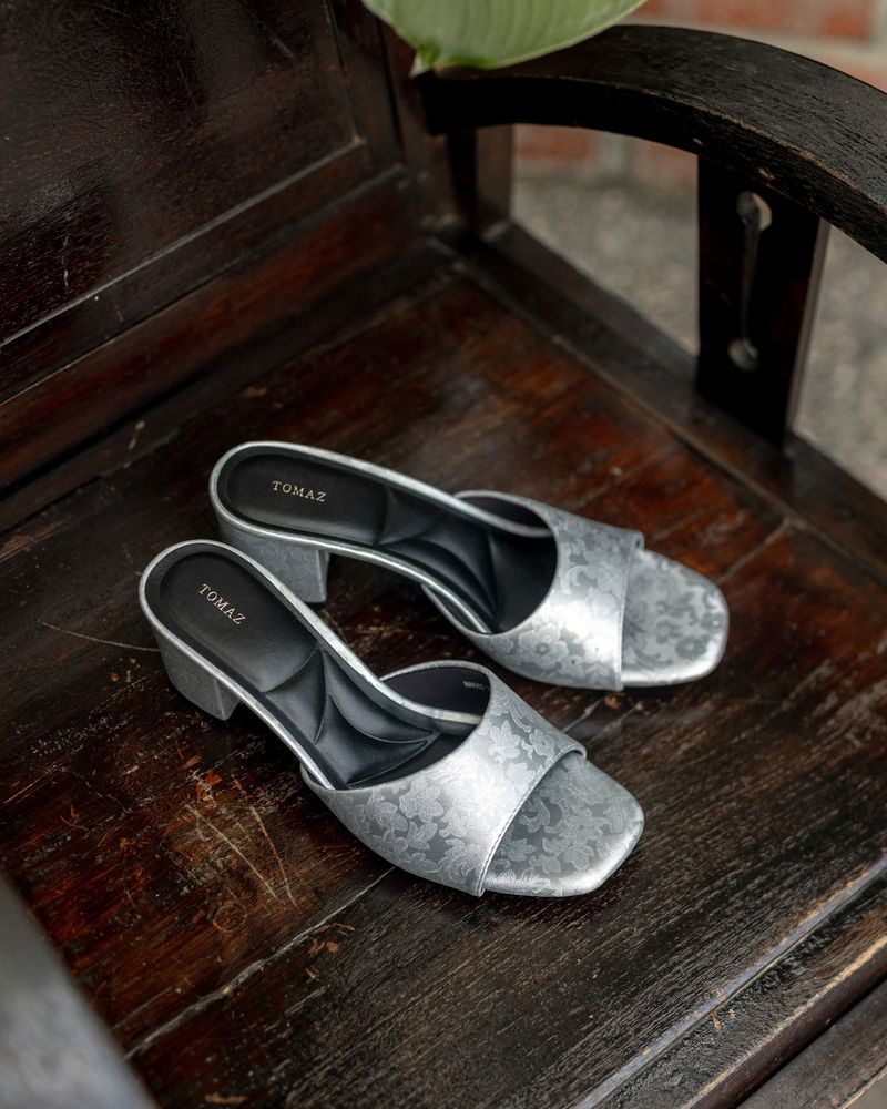 Lavender and Grey Mules: Work-From-Home Champions