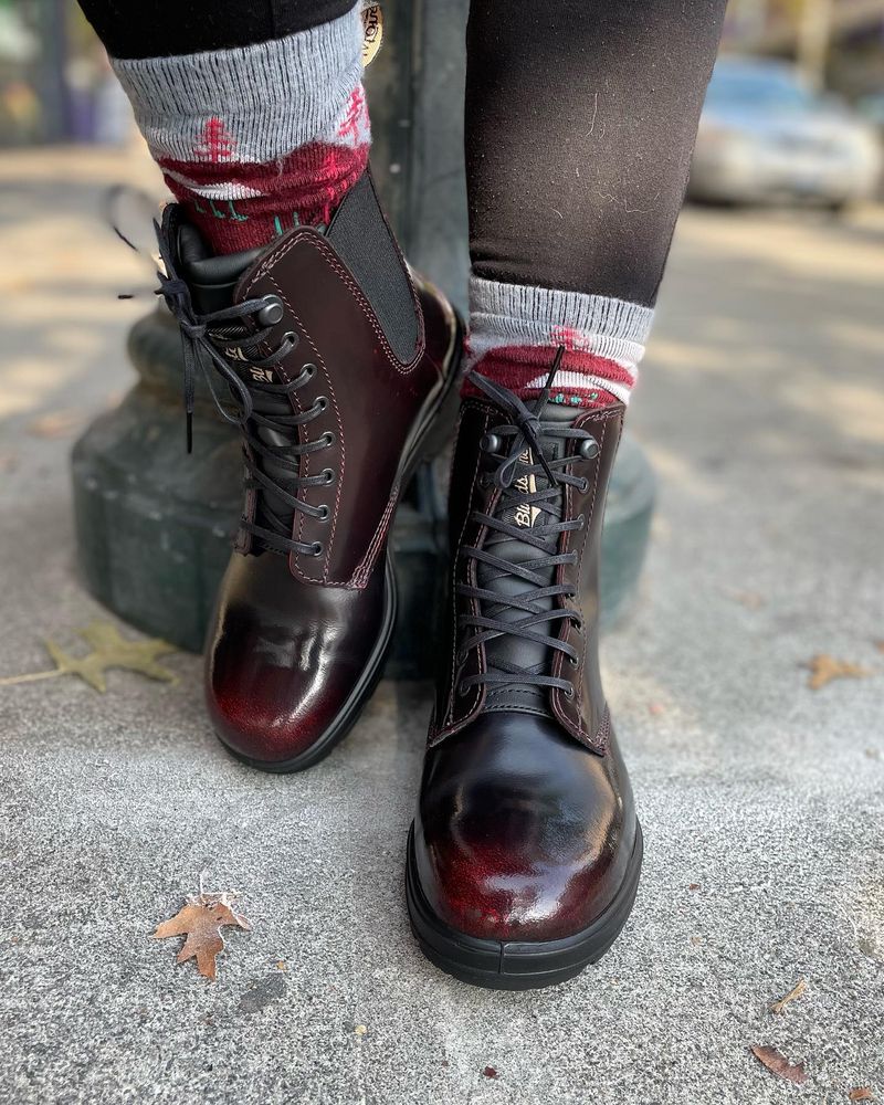Lace-Up Combat Boots