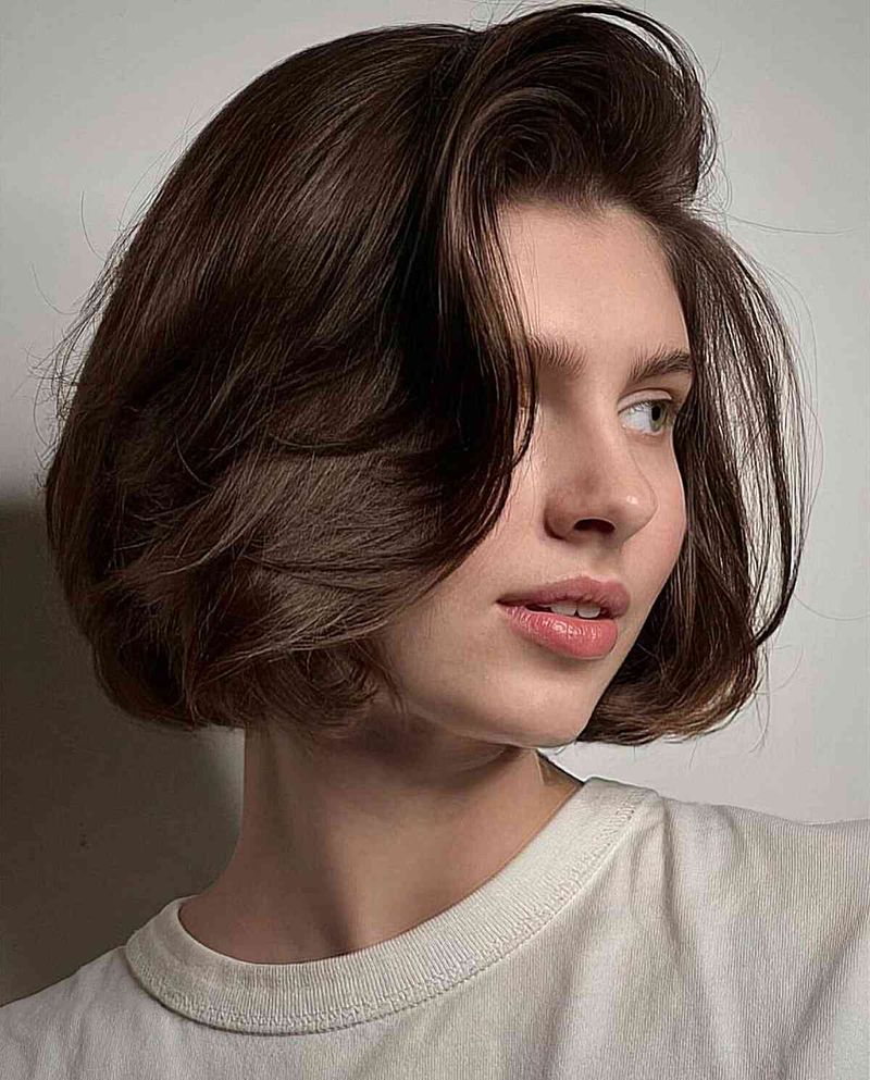 Jaw-Length Bob with Flipped Ends