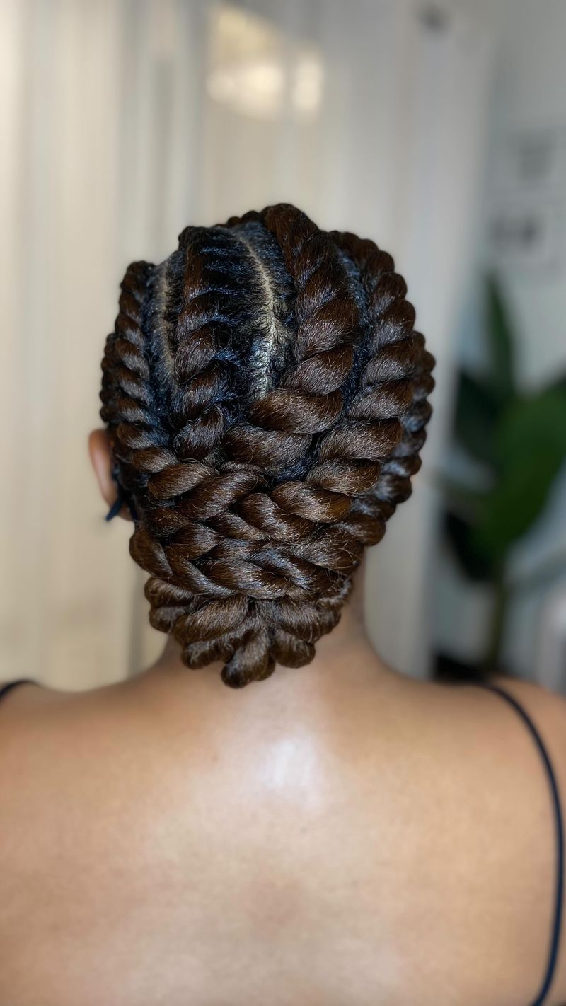 Chunky Twist Updo