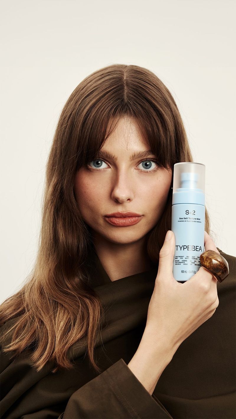 Sea Salt Spray Scrunching Technique